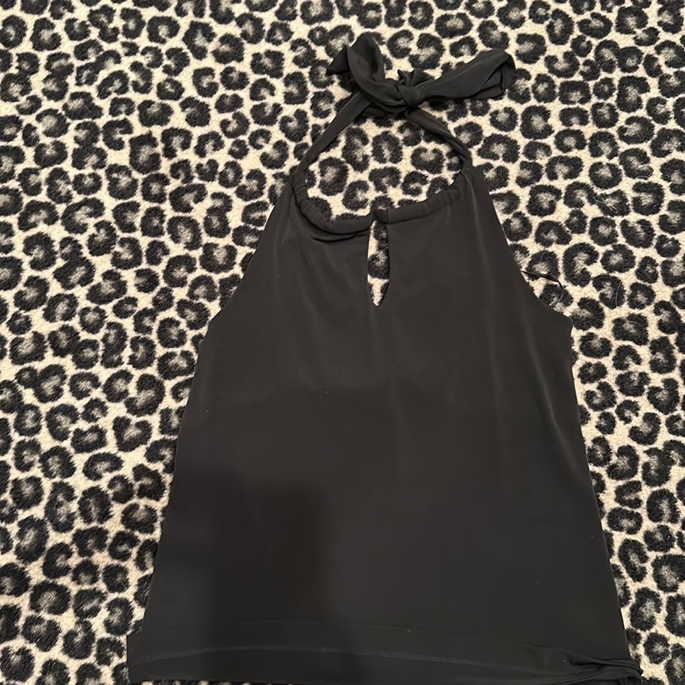 Tommy Bahama black halter top